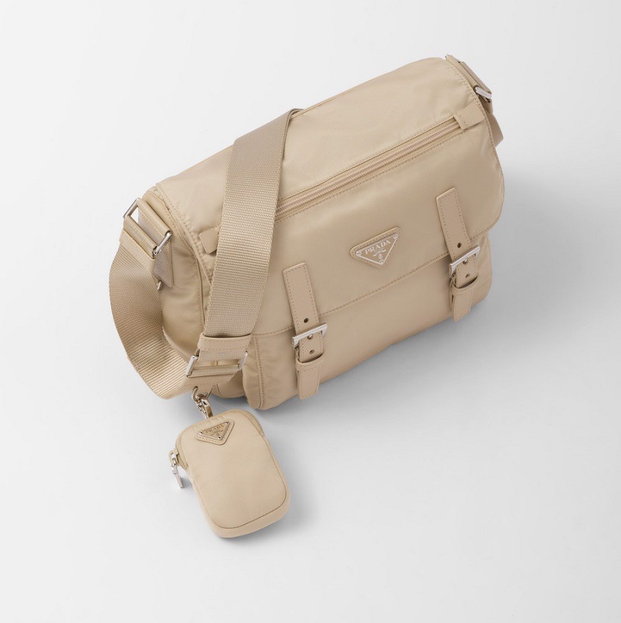 Túi Prada Re-Nylon Shoulder Bag 'Desert Beige' 1BD953-RV44-F0F24-V-B1M - Ảnh 6