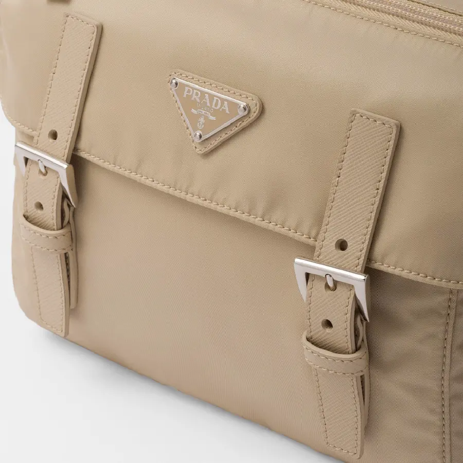 Túi Prada Re-Nylon Shoulder Bag 'Desert Beige' 1BD953-RV44-F0F24-V-B1M - Ảnh 3