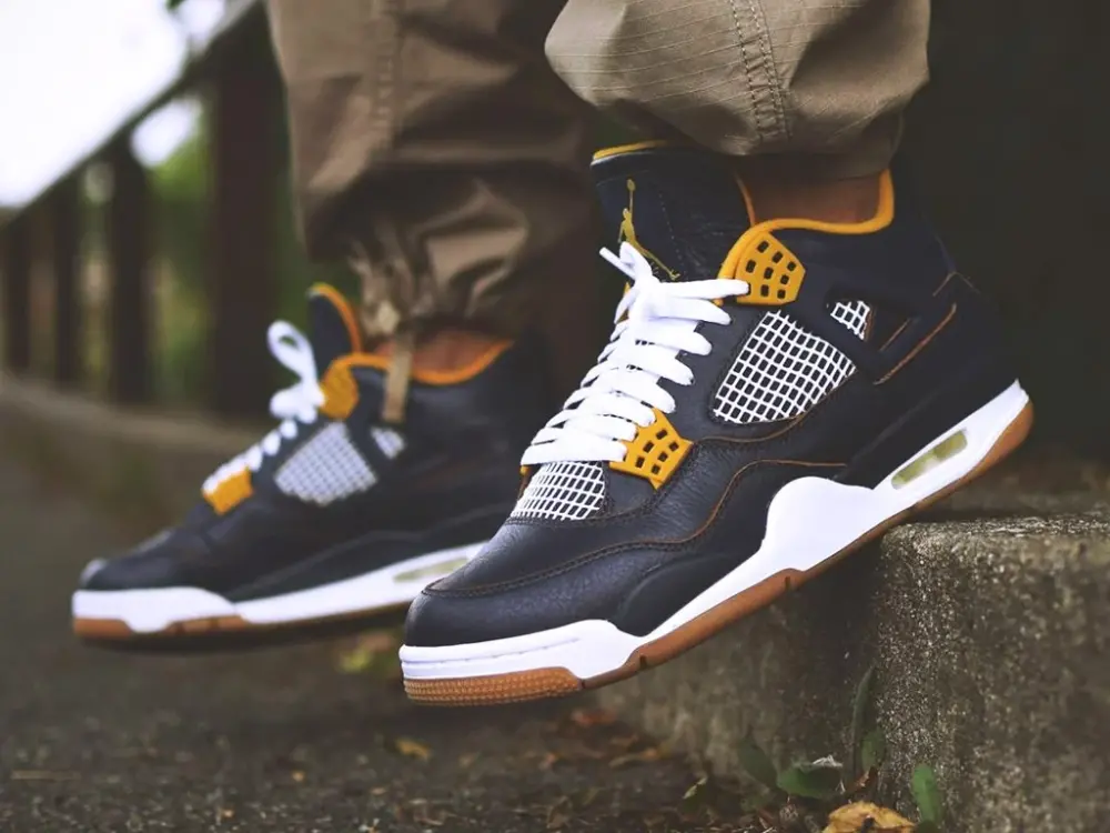 Giày Nike Air Jordan 4 Retro 'Dunk From Above' 308497-425 - Ảnh 4