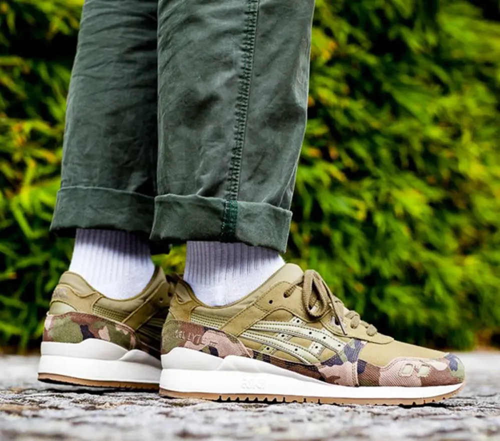 Alternative view of Giày Asics Gel Lyte 3 'Forest Camo' HL7W0-8686