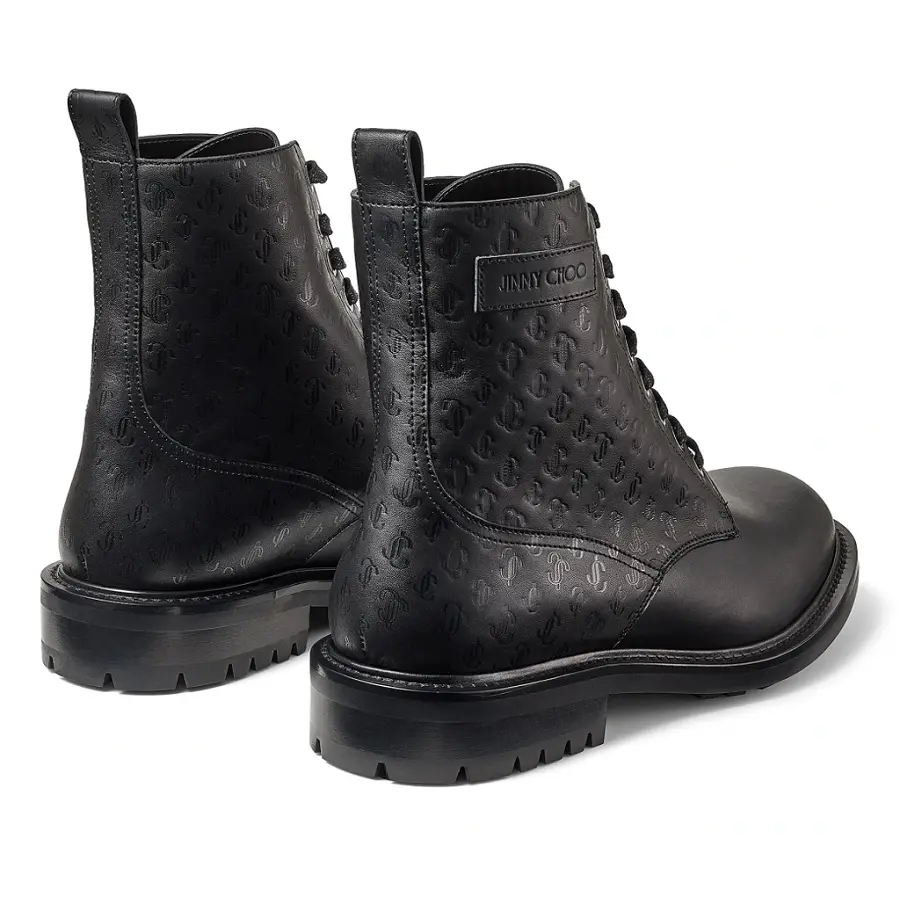 Giày Jimmy Choo With Logo 'Black' TURINGMHXC010003 - Ảnh 4