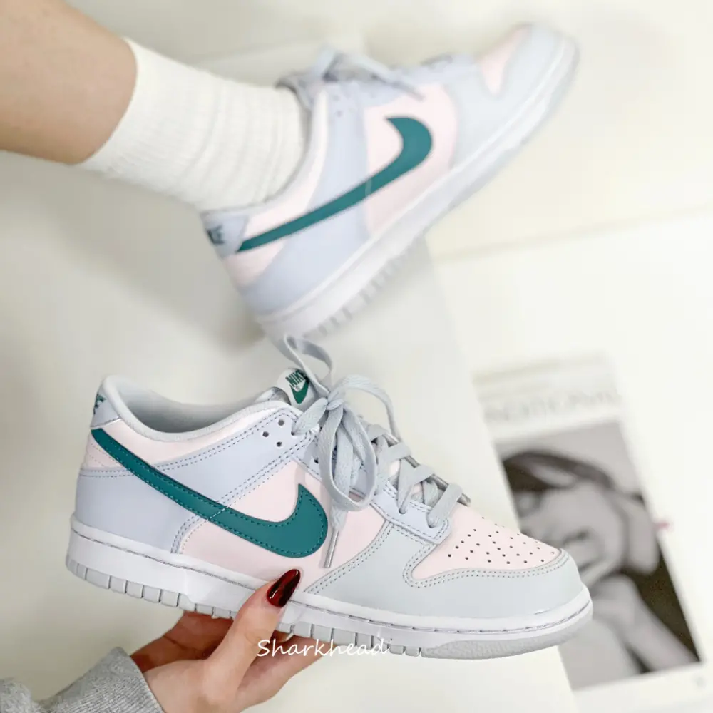 Alternative view of Giày Nike Dunk Low GS 'Mineral Teal' FD1232-002