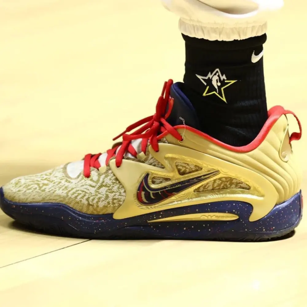 Alternative view of Giày Nike KD 15 EP 'Olympic' DM1054-700