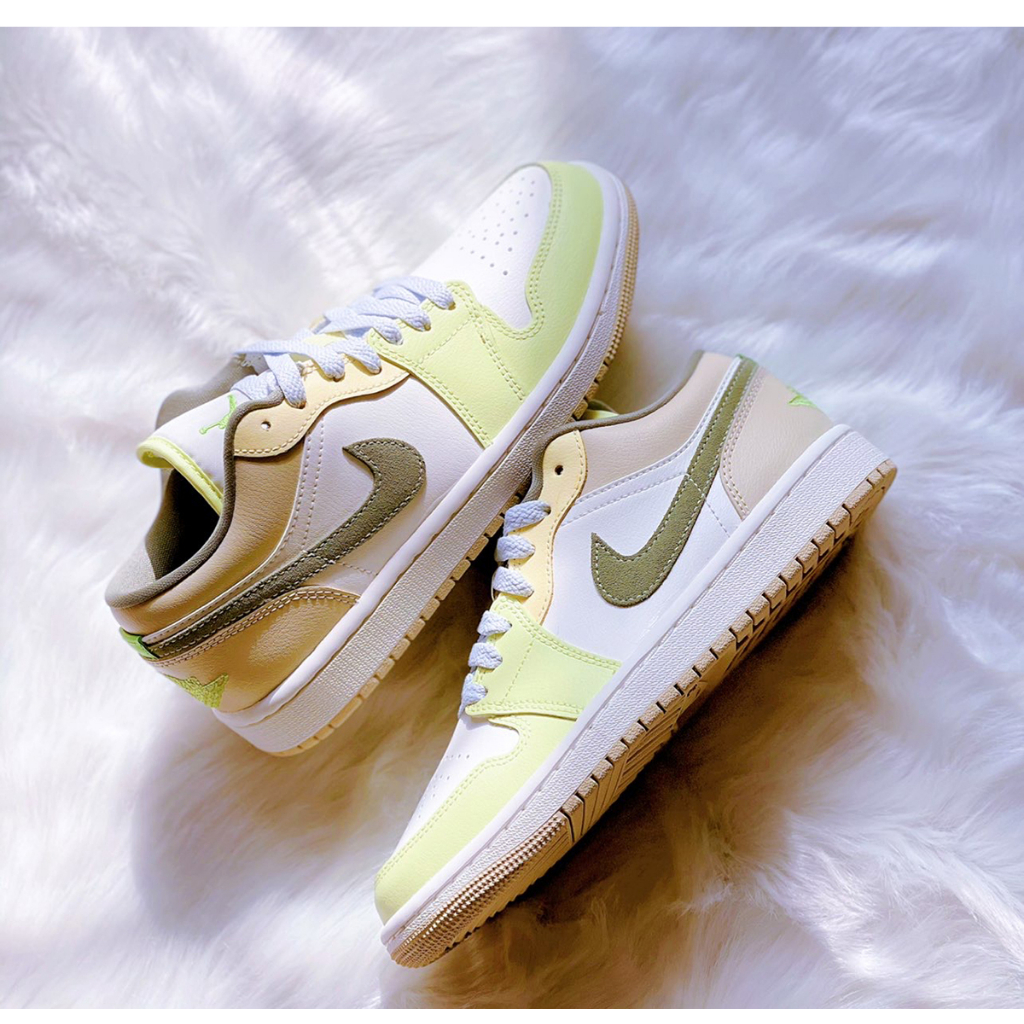 Giày Nike Air Jordan 1 Low ‘Pale Citron’ FD9906-131 - Ảnh 4