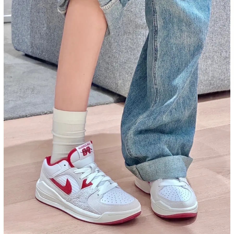 Giày Nike Air Jordan Stadium 90 'White Red' DX4397-106 - Ảnh 5