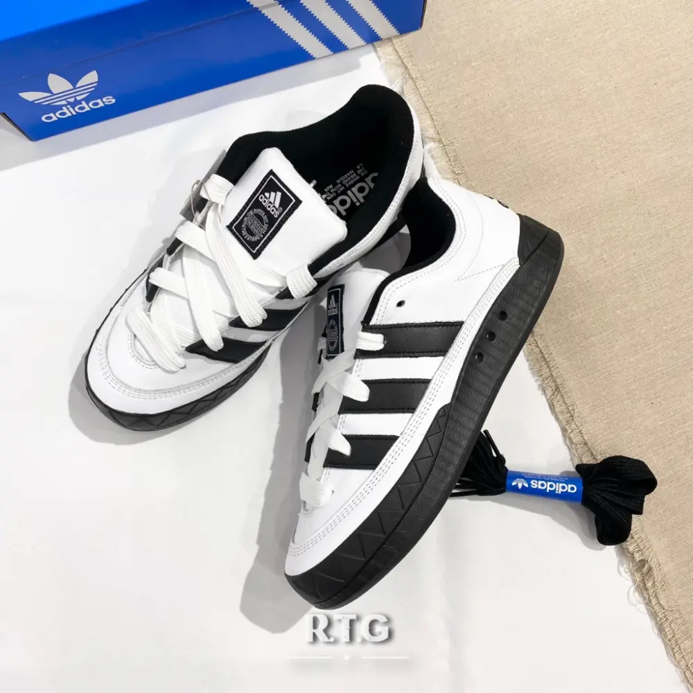 Giày Adidas Atmos X Adimatic Originals 'Black White' ID7717 - Ảnh 6
