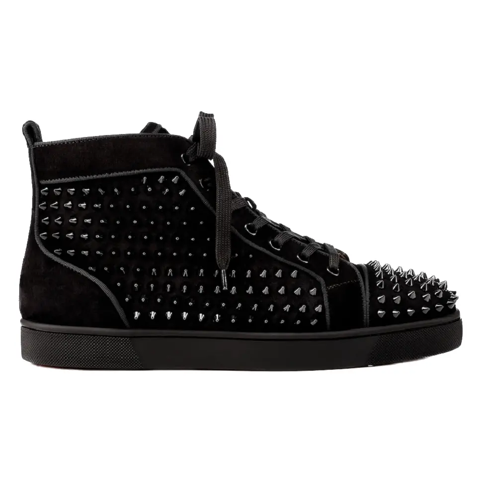 Giày Christian Louboutin Louis 'Black BK' 3160092B049
