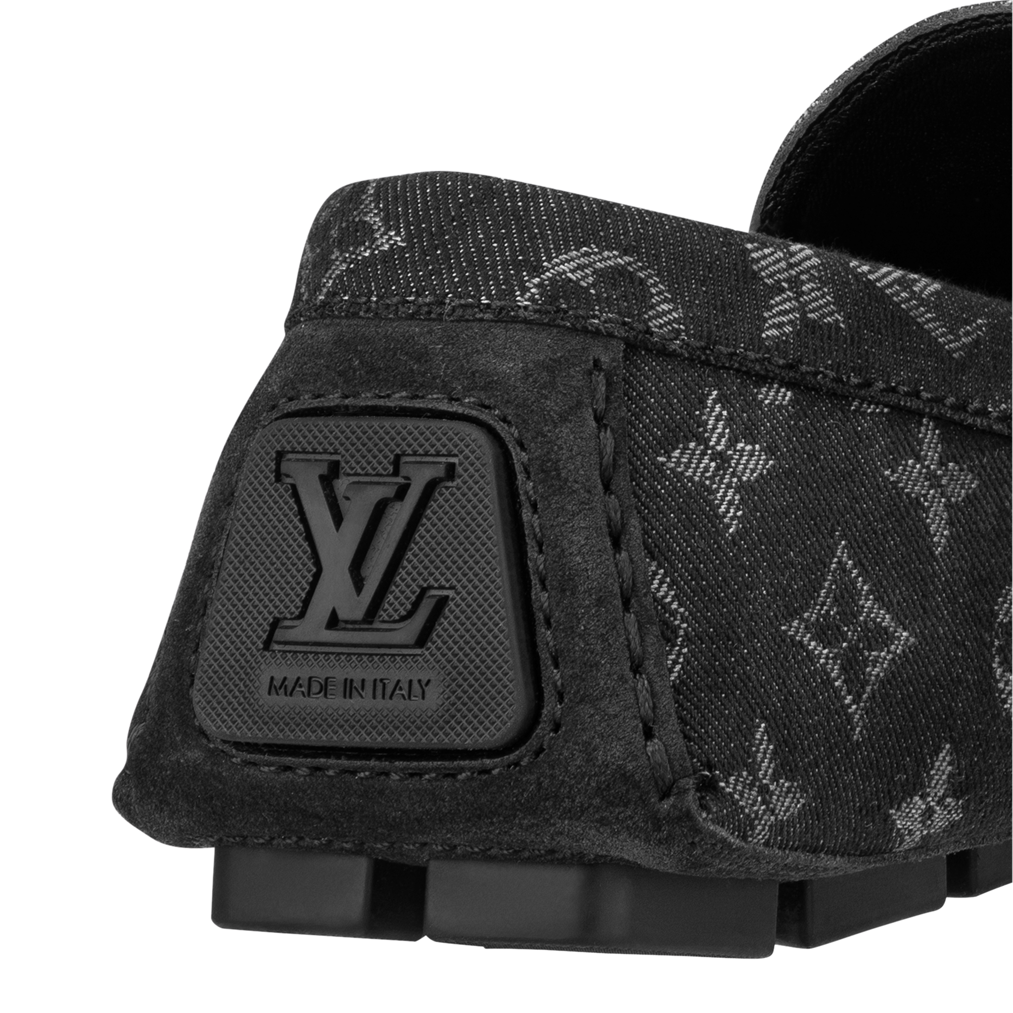 Giày Louis Vuitton LV Driver Moccasin 'Noir' 1ABF4Z - Ảnh 6