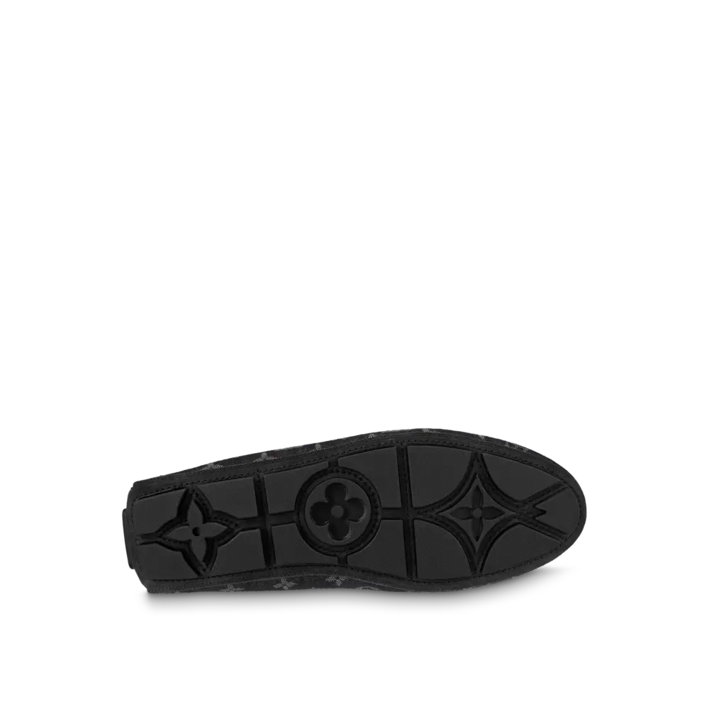 Giày Louis Vuitton LV Driver Moccasin 'Noir' 1ABF4Z - Ảnh 3