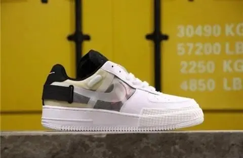 Giày Nike Air Force 1 'Type White Black Volt' AT7859-101 - Ảnh 3