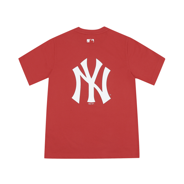 Áo MLB T Shirt New York Yankees Red 31TS03031-50R