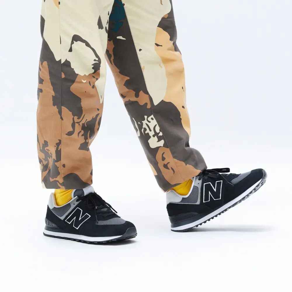 Alternative view of Giày New Balance 574 'Black Grey' U574BS2