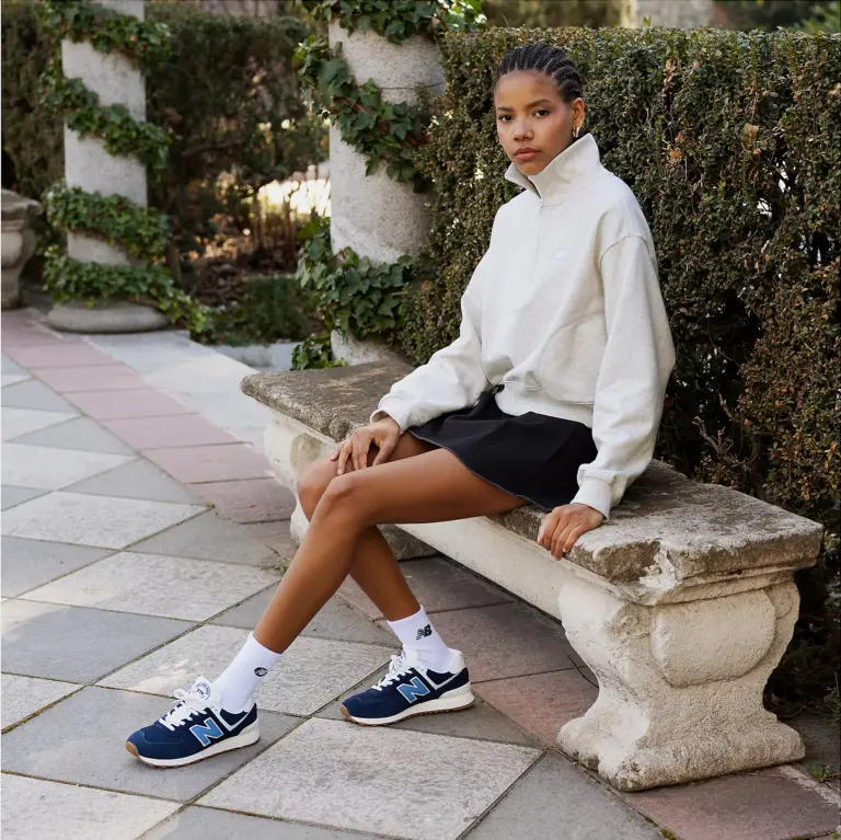 Alternative view of Giày New Balance 574 ‘Navy White’ U574BU2