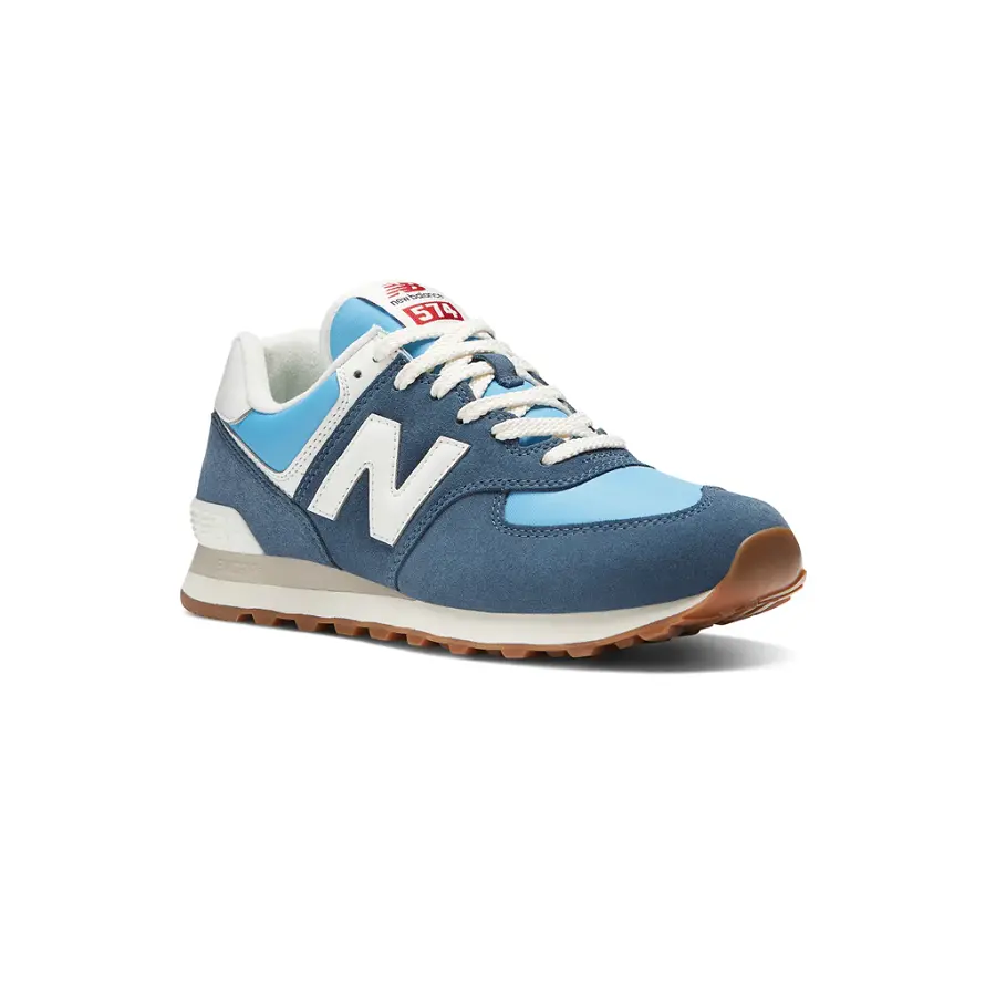Alternative view of Giày New Balance 574 'Blue White' U574RA2