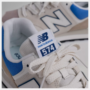 Alternative view of Giày New Balance U 574 'White Blue' U574UY2