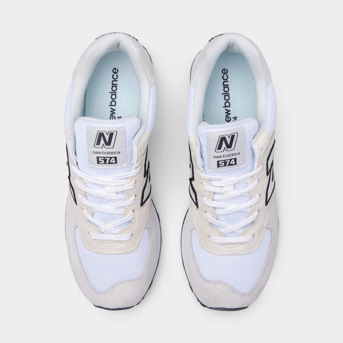 Giày New Balance 574 'White Grey' U574WB2 - Ảnh 3