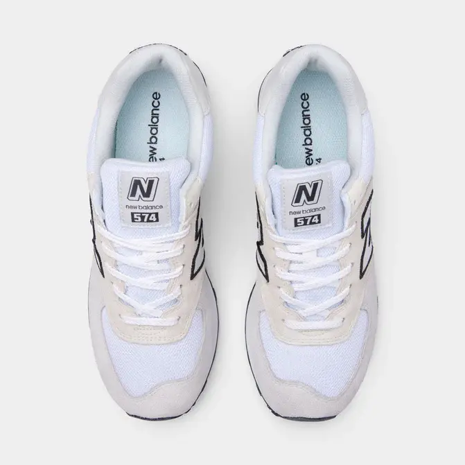 Giày New Balance 574 'White Grey' U574WB2 - Ảnh 3