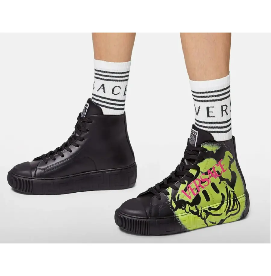 Alternative view of Giày Versace Greca Medusa Tag 'Black' DSU8403-1A01998-2B670