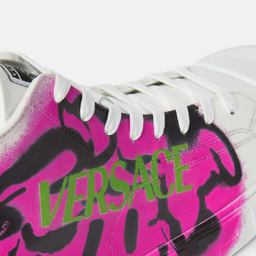 Giày Versace Greca Medusa 'White Pink' DSU8403-1A01998-2W090 - Ảnh 4