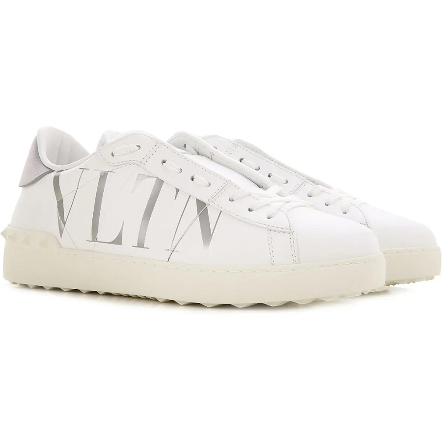 Giày Valentino Garavani Men's White Leather Sneaker UY2S0830PST2C0 - Ảnh 6