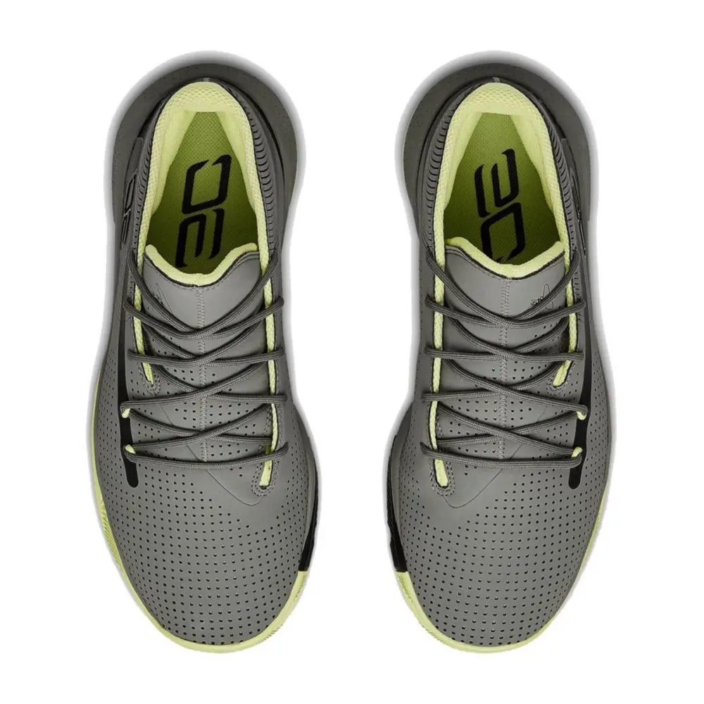 Giày Under Armour Curry 3Zer0 3 'Grey Gravity Green' 3022048-302 - Ảnh 5