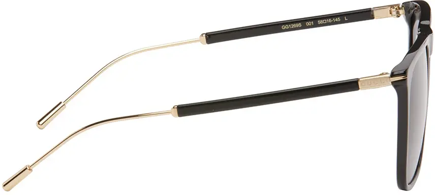 Alternative view of Kính Gucci Square Sunglasses 'Black Gold' GG1269S-001