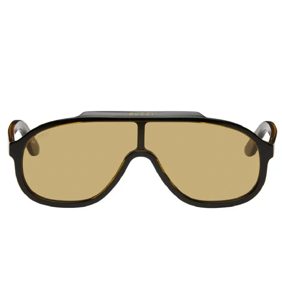 Kính Gucci Shield Sunglasses 'Brown' GG1038S-003