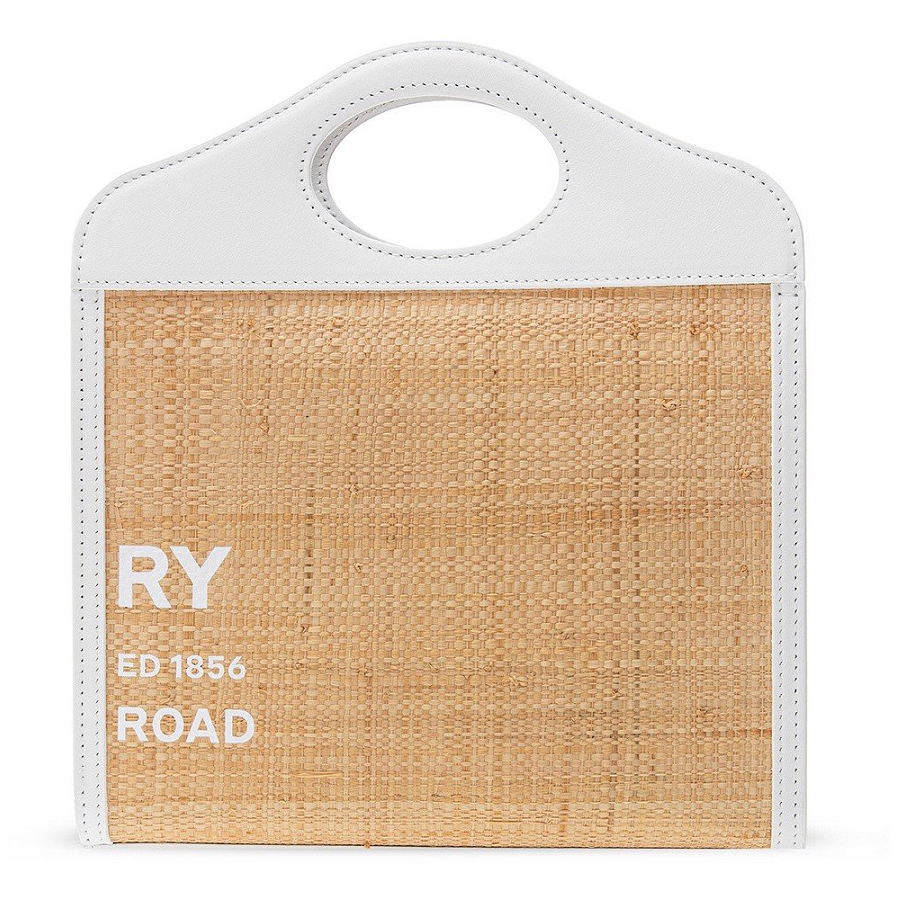 Túi Burberry Mini Two-tone Canvas Pocket Bag 'Natural' 8030256 - Ảnh 2