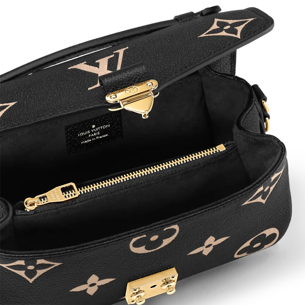 Túi Louis Vuitton Pochette Métis East West 'Noir Beige' M46596 - Ảnh 6