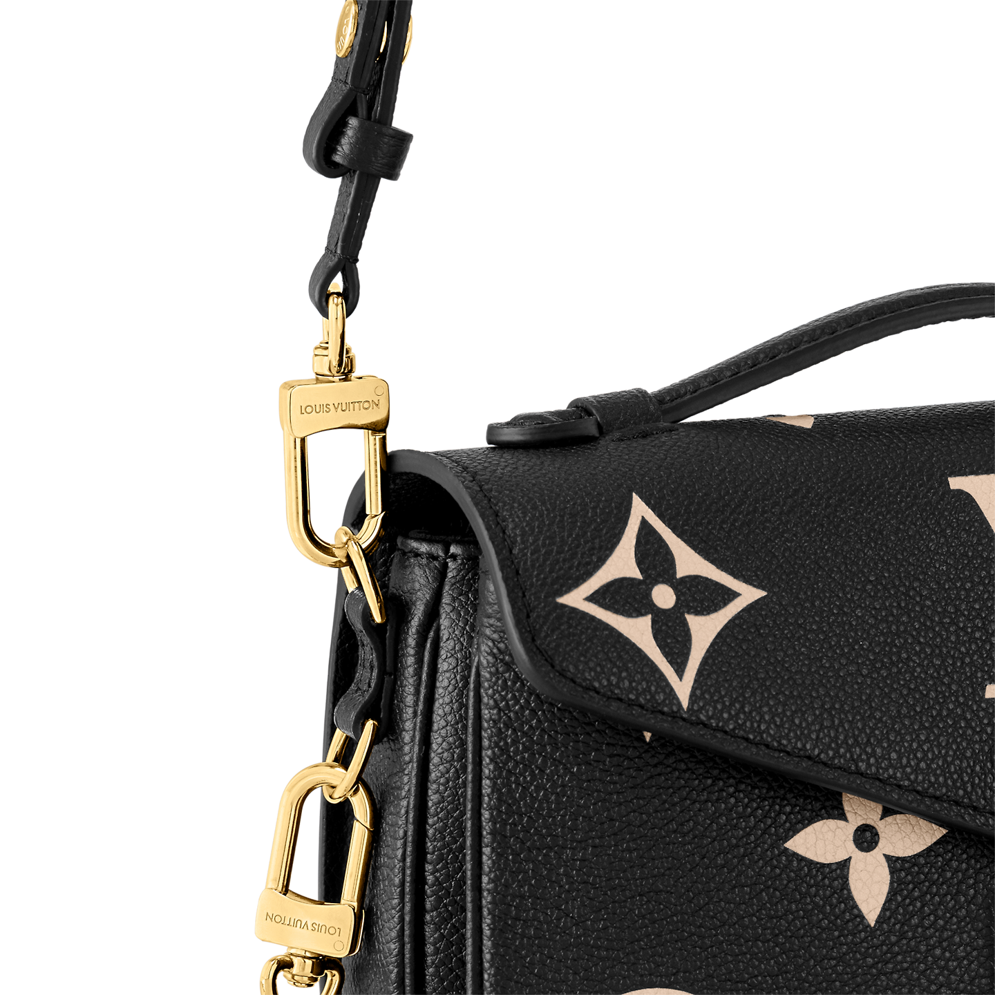 Túi Louis Vuitton Pochette Métis East West 'Noir Beige' M46596 - Ảnh 4