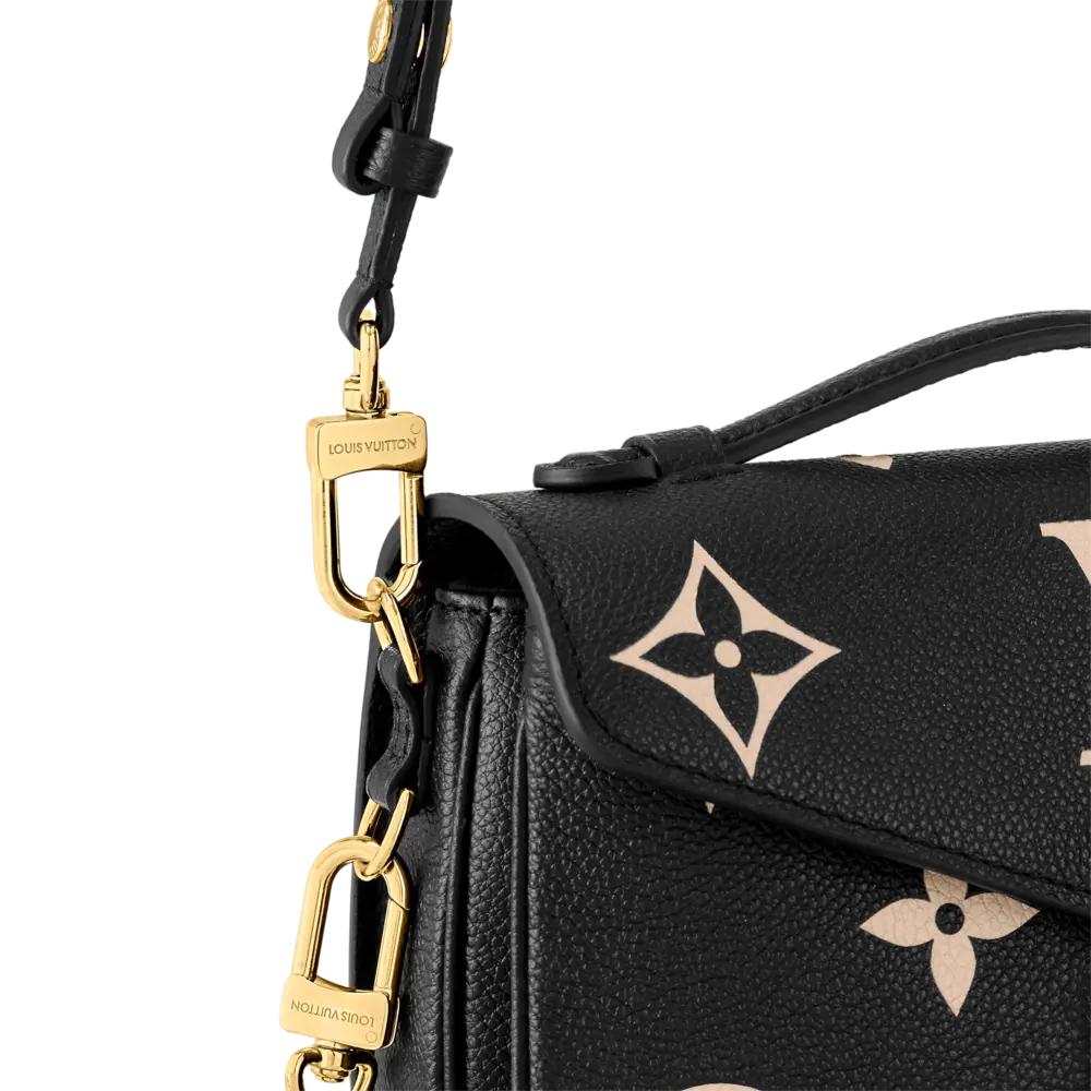 Túi Louis Vuitton Pochette Métis East West 'Noir Beige' M46596 - Ảnh 4