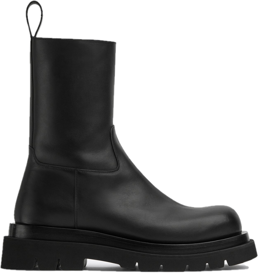Giày Bottega Veneta Lug Boot 'Black' 716205VBS501000