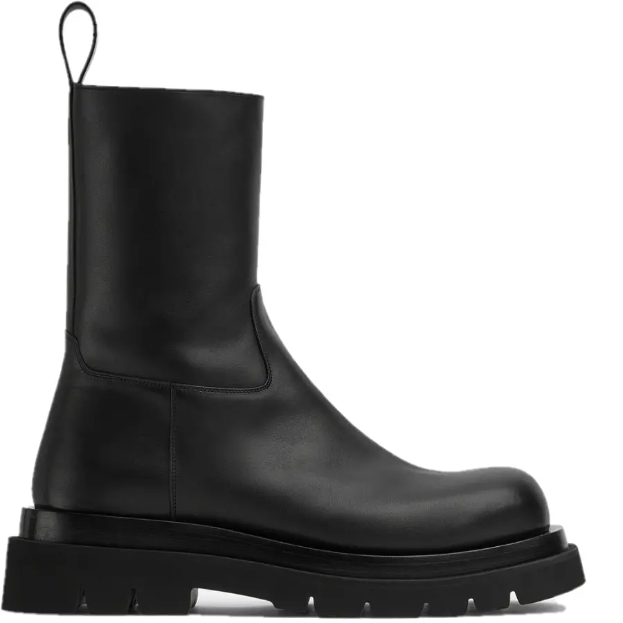 Giày Bottega Veneta Lug Boot 'Black' 716205VBS501000