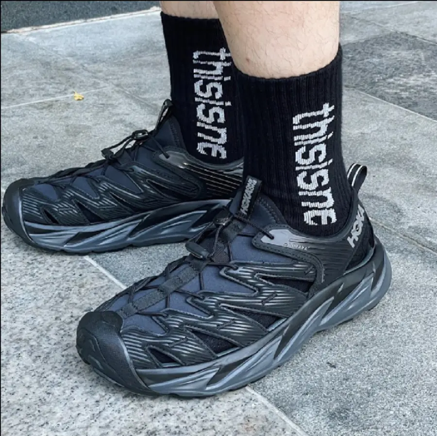 Alternative view of Giày Hoka One One Men's Hopara Sandals Black Dark Shadow 1106534-BDSD