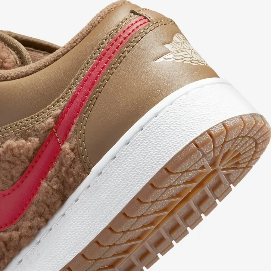 Giày Nike Air Jordan 1 Low Utility GS 'Teddy Bear' DO2233-264 - Ảnh 5