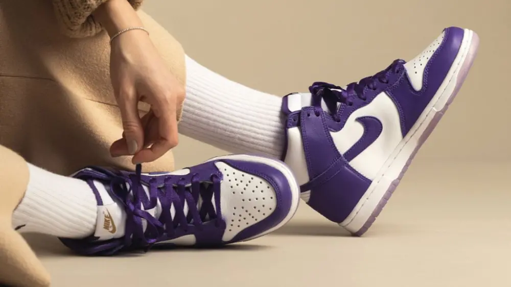 Alternative view of Giày Nike Dunk High SP Varsity Purple DC5382-100