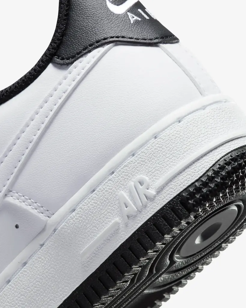 Giày Nike Air Force 1 Older Kids' Shoes 'Black White' DV1331-100 - Ảnh 4