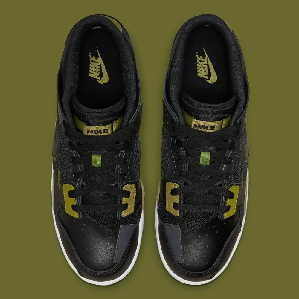 Giày Nike Dunk Low Scrap 'Black Olive' DM0128-001 - Ảnh 3
