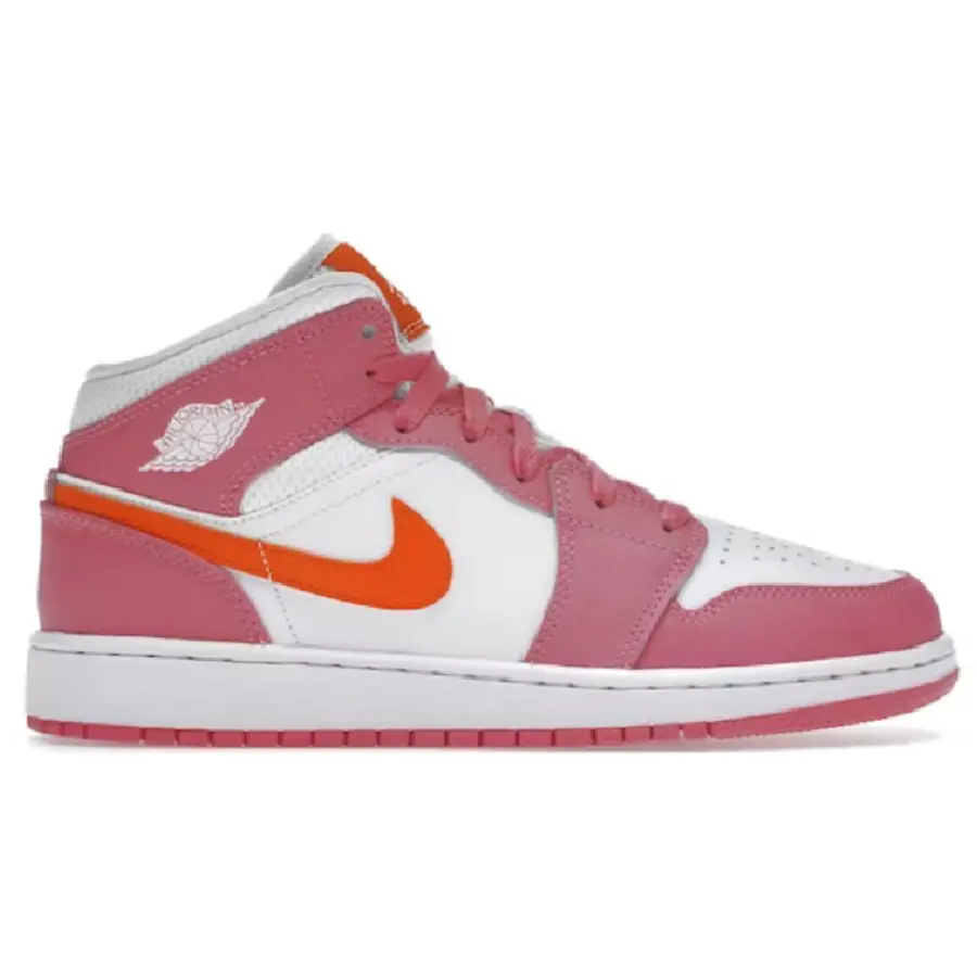 Giày Nike Air Jordan 1 Mid 'Pinksicle Safety Orange' DX3240-681