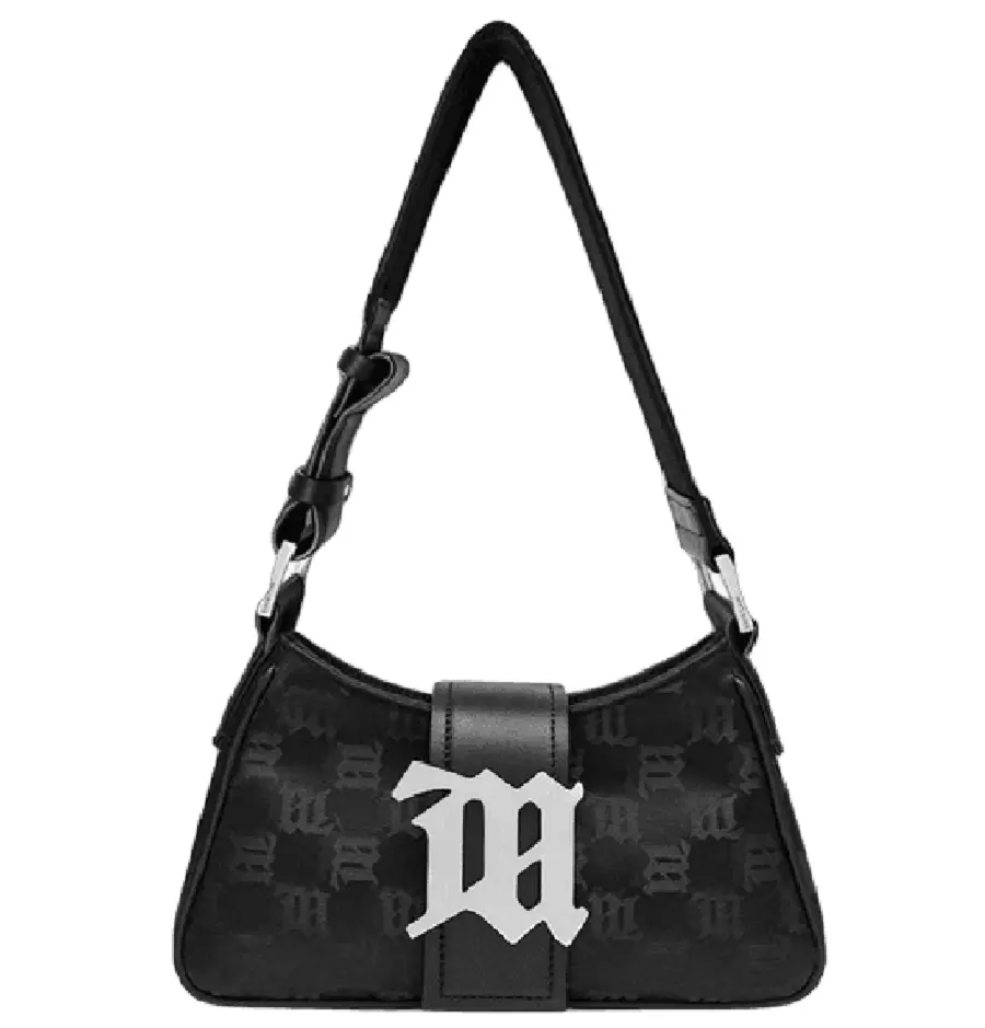 Túi MISBHV Nylon Monogram Shoulder Bag Small 'Black' 3022A413