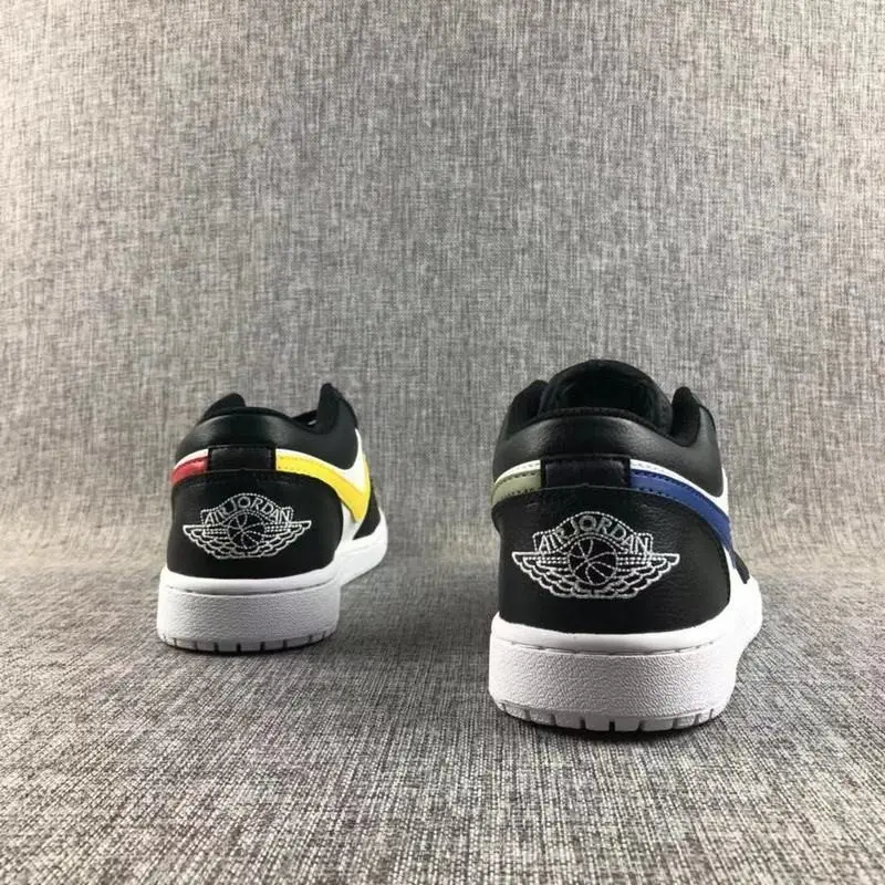 Giày Nike Air Jordan 1 Retro Mid GS 'Multi-Color Swoosh' 554725-052 - Ảnh 5