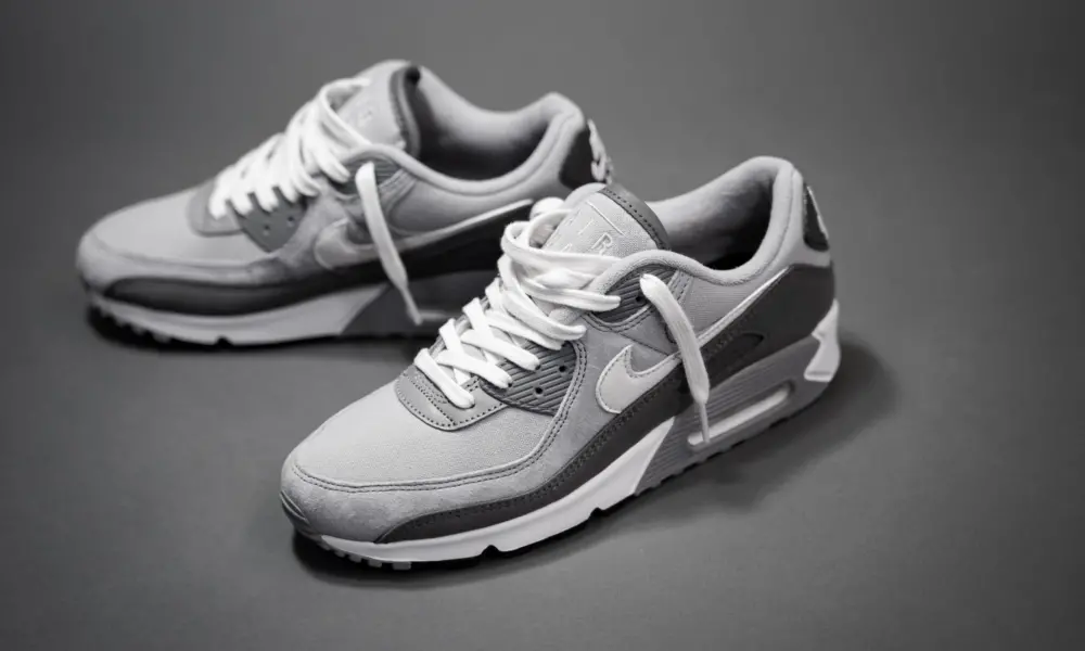 Giày Nike Air Max 90 Premium 'Light Smoke Grey' DA1641-001 - Ảnh 4