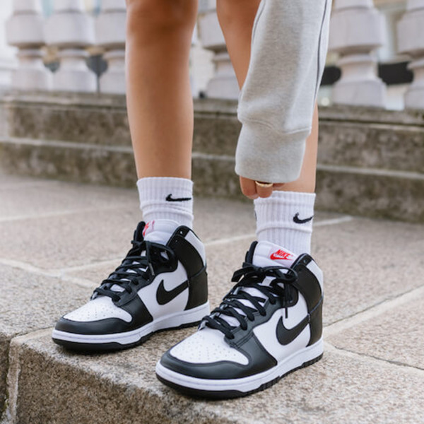 Giày Nike Dunk High Rebel 'Black White' DH3718-104 - Ảnh 8