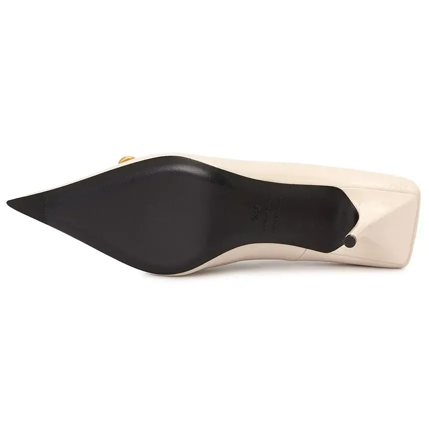 Giày Balenciaga Square Knife BB Pumps 'Beige' 719819-WBDU1-2080 - Ảnh 5