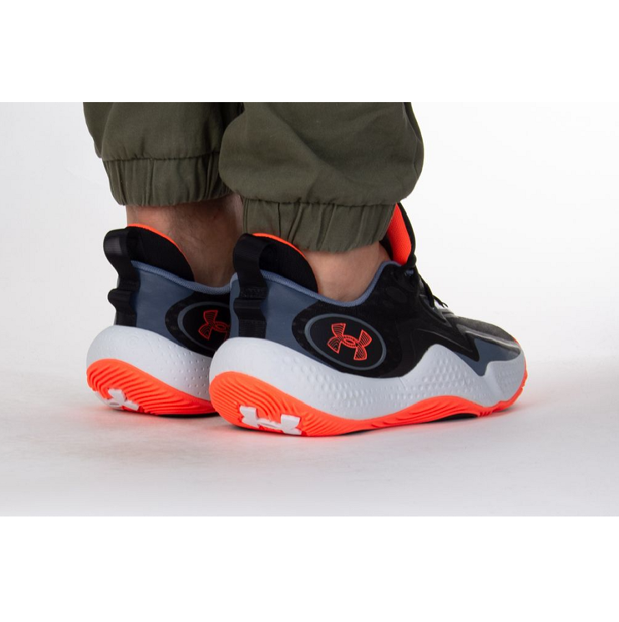 Giày Under Armour Spawn 5 'Black Red' 3026285-001 - Ảnh 5