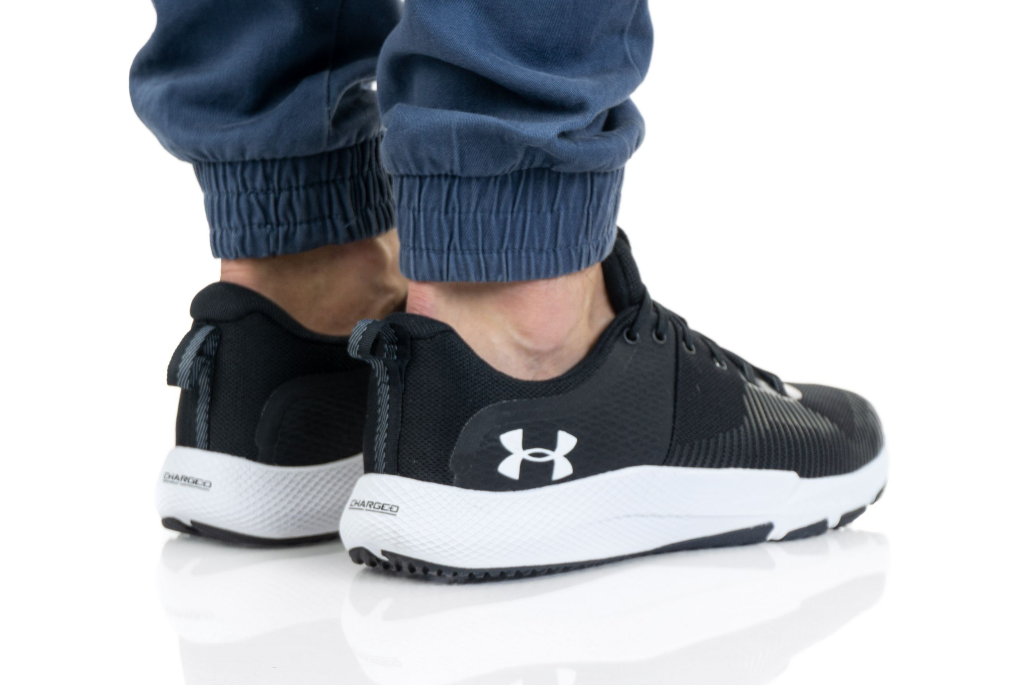 Giày Under Armour Charged Engage 'Black' 3022616-001 - Ảnh 4
