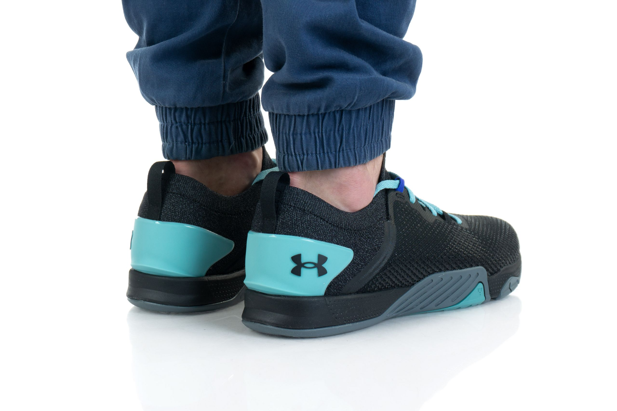 Giày Under Armour TriBase Reign 3 'Black Turquoise' 3023698-002 - Ảnh 4