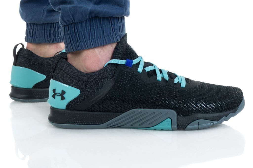 Giày Under Armour TriBase Reign 3 'Black Turquoise' 3023698-002 - Ảnh 3