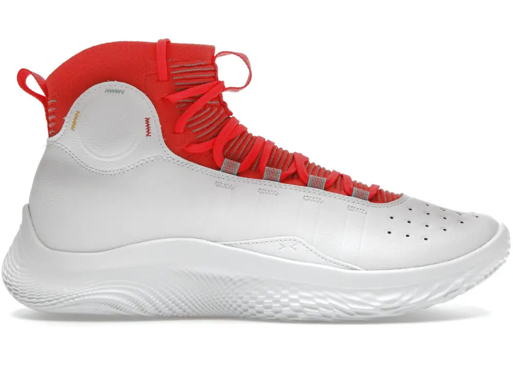Giày Under Armour Curry 4 Flotro 'White Red' 3024861-100