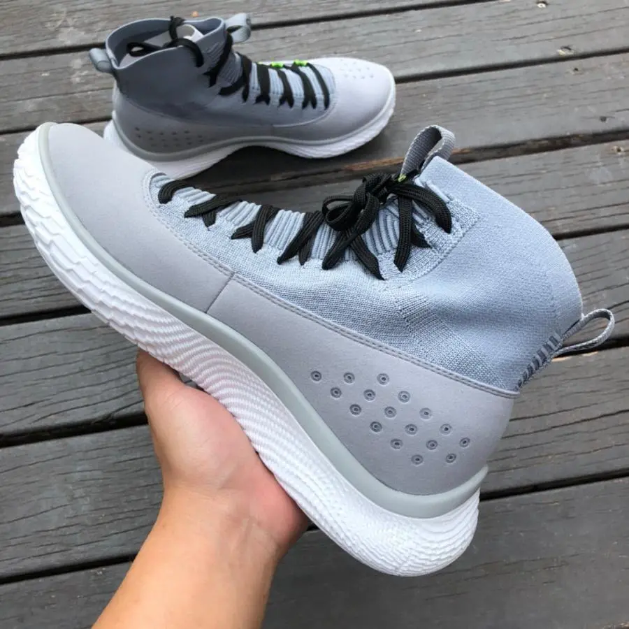 Giày Under Armour Curry 4 Flotro 'Grey' 3024861-102 - Ảnh 5